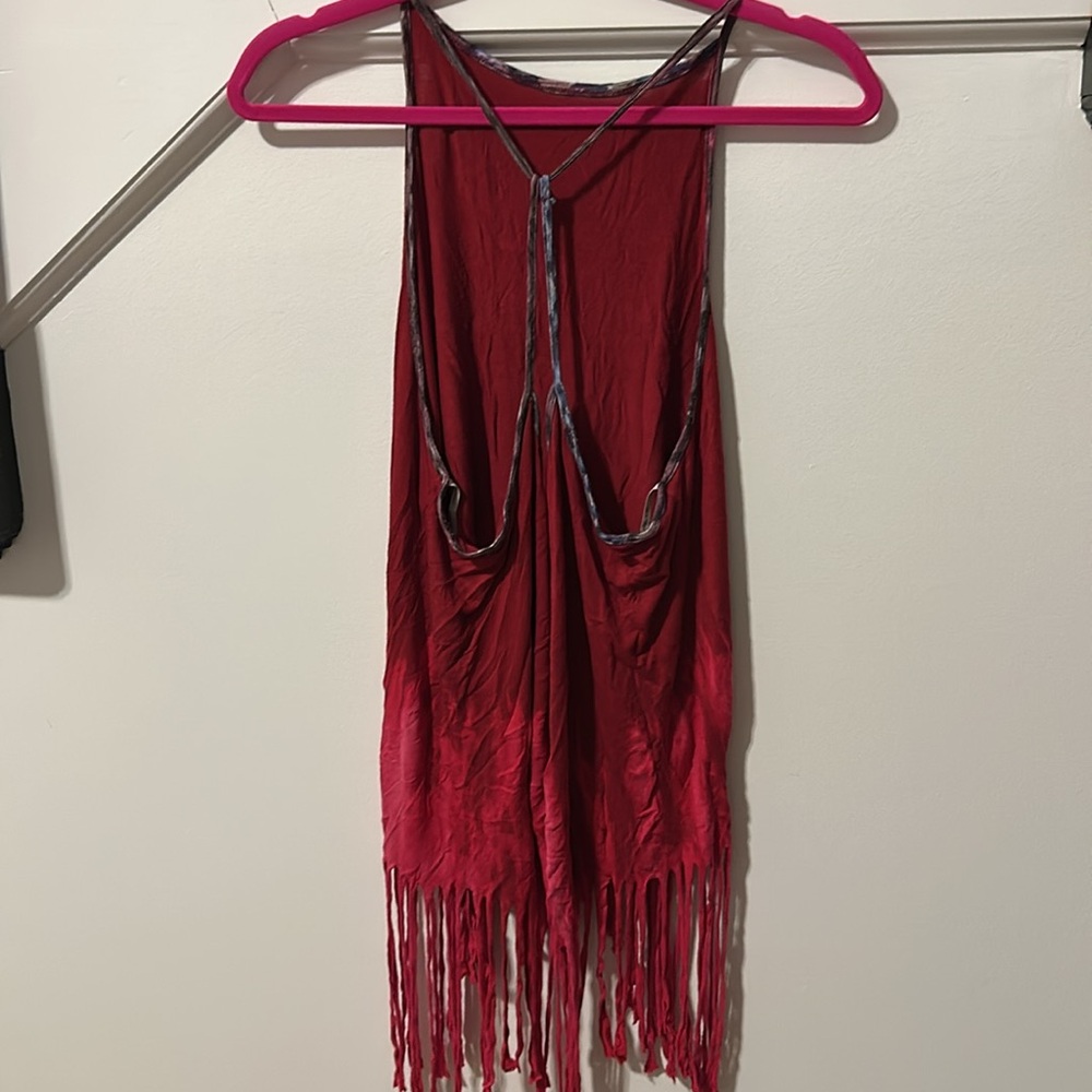 Tie-dye Fringe Festival Top - Picture 4 of 5